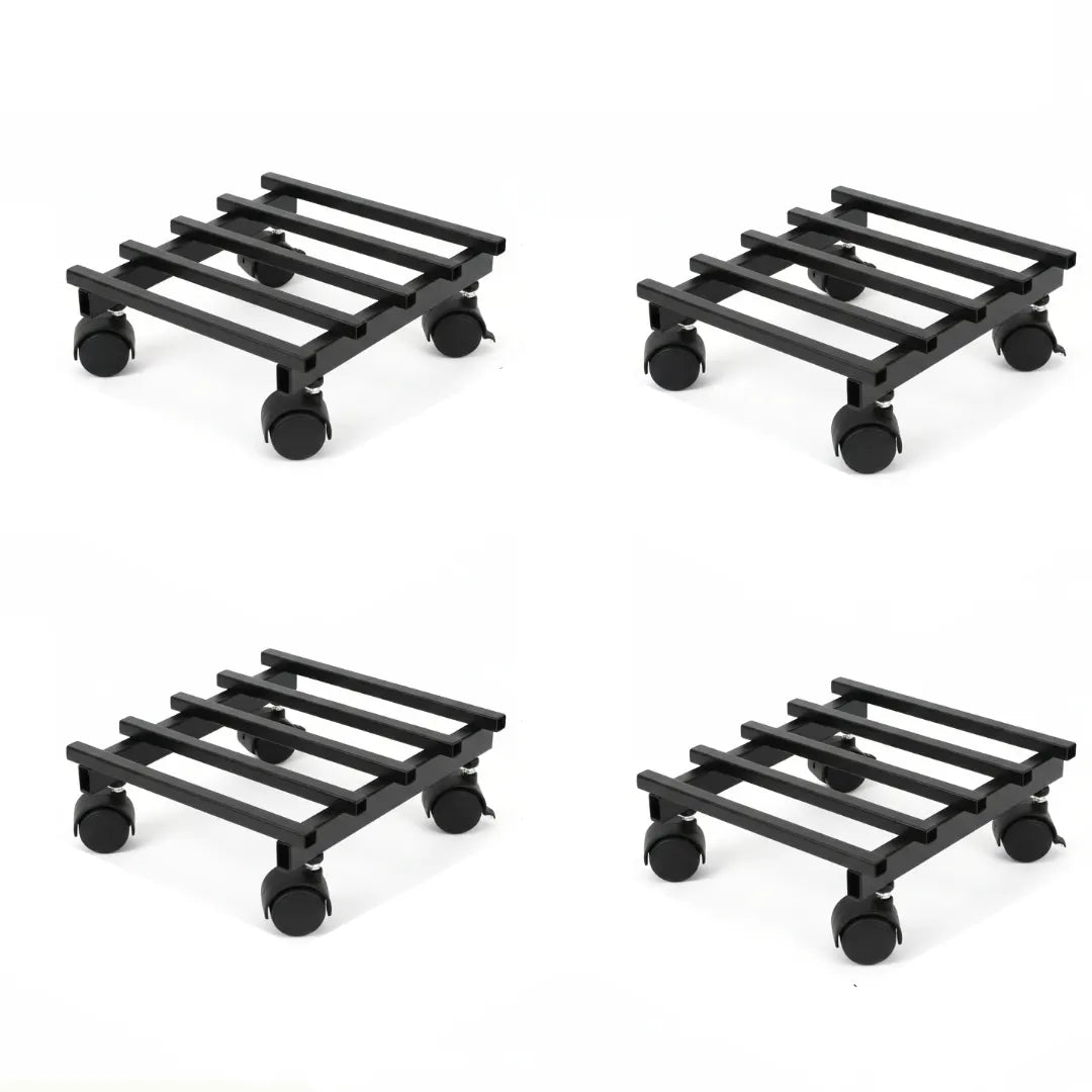 Small Plant Stand with Wheels