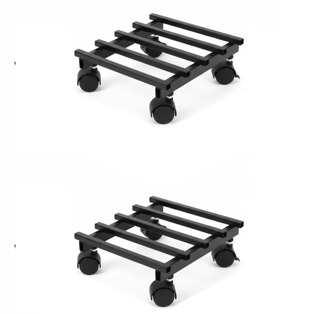Small Plant Stand with Wheels