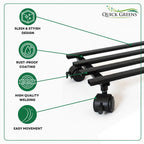 Long Plant Stand with Wheels